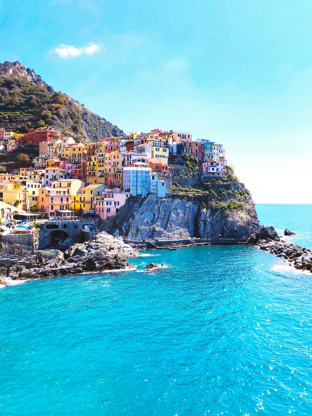 Cliff side Mediterranean city
