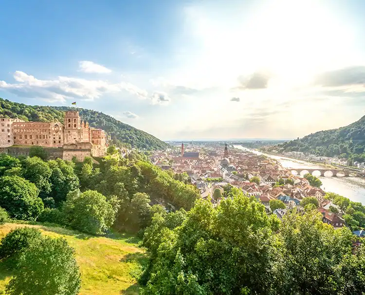 Rhine river city
